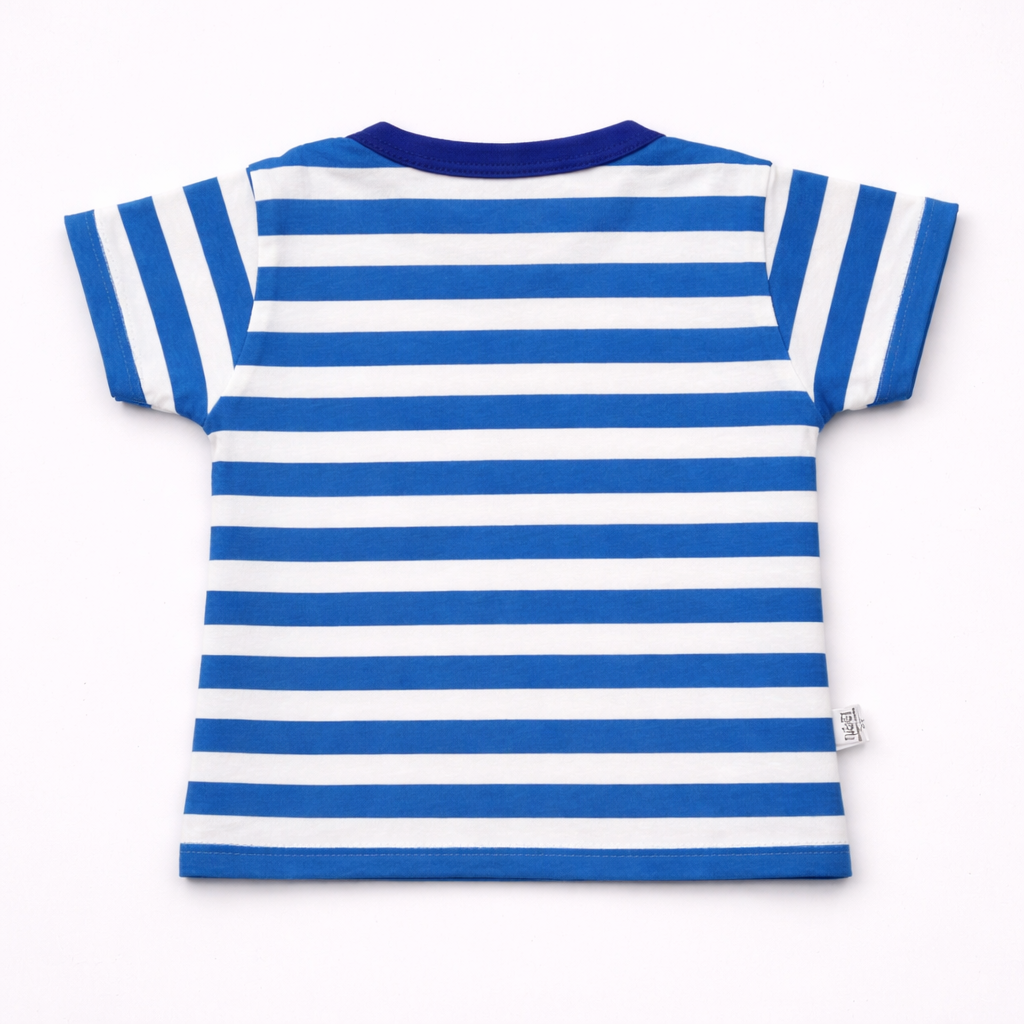 Lion Print Baby Co-ord Set – Soft Cotton Half Sleeve T-shirt & Shorts Set
