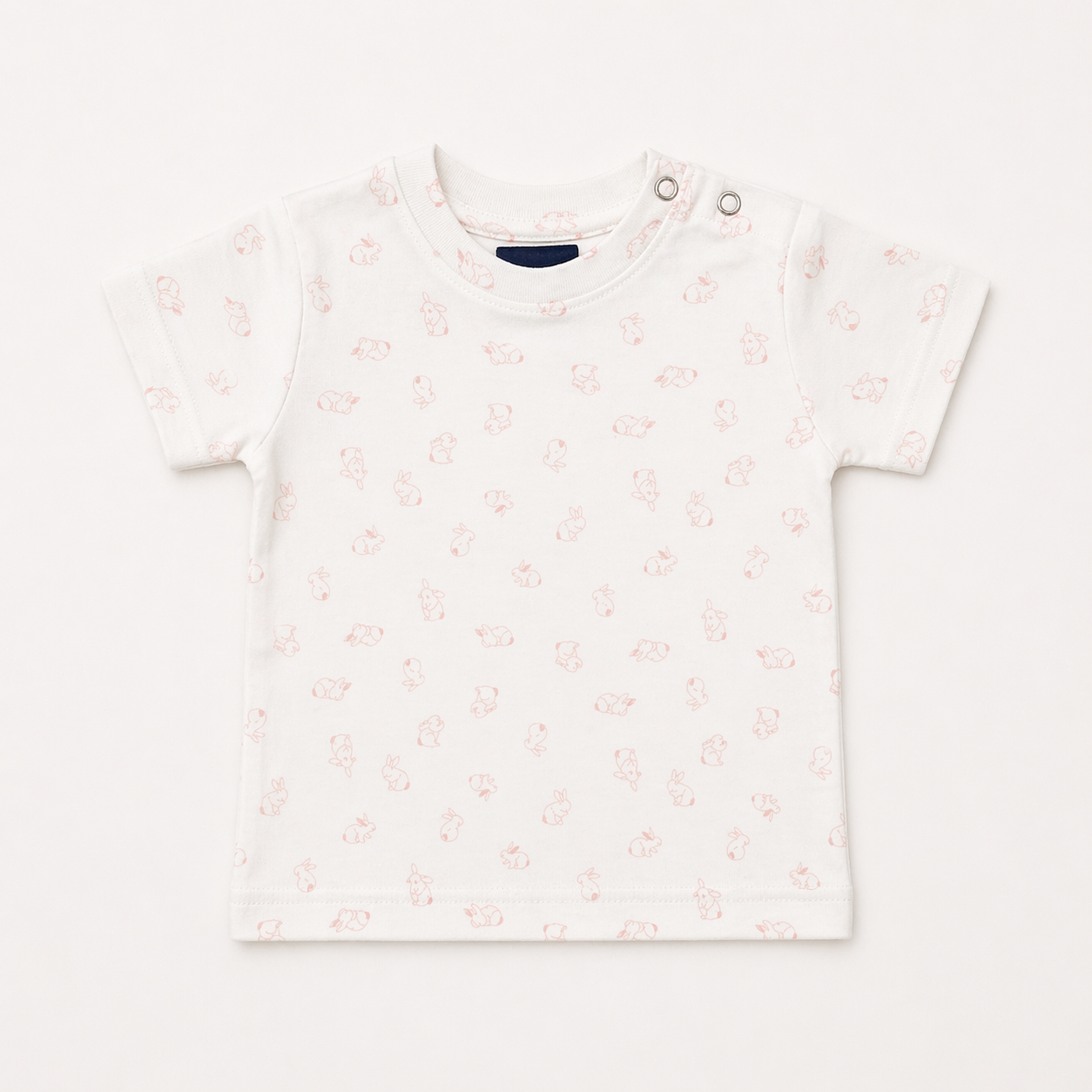 Baby Bunny Print Co-ord Set – Soft Cotton T-shirt & Shorts Set