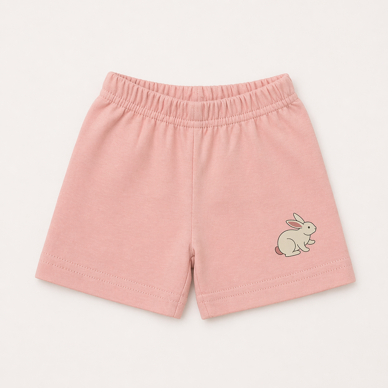 Baby Bunny Print Co-ord Set – Soft Cotton T-shirt & Shorts Set