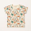Kids Dinosaur Print T-Shirt – Soft Cotton Half Sleeve Tee