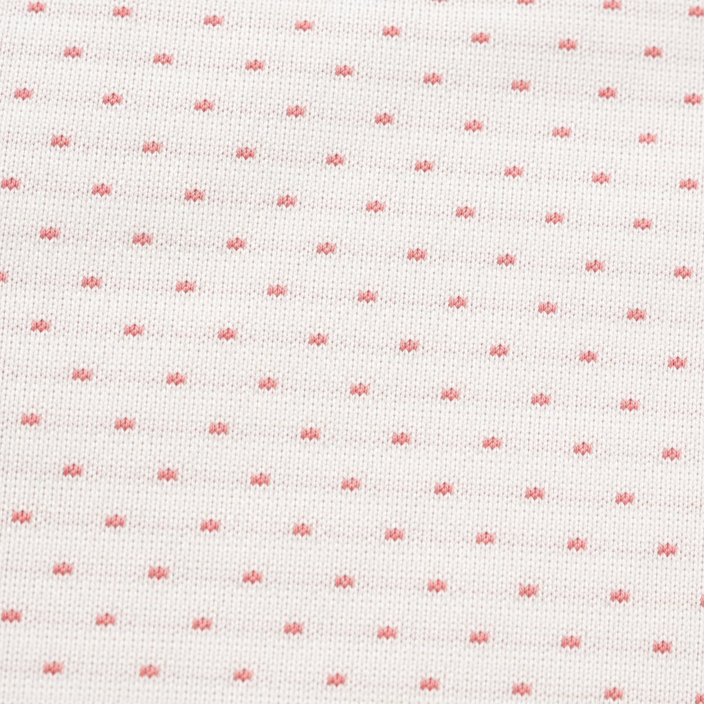 Baby Girls Cotton Dress – Polka Dot Flared Dress with Bow Detail & Bell Sleeves