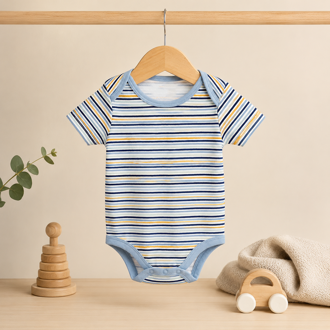 Infant Dinosaur Printed Bodysuit Pack of 3