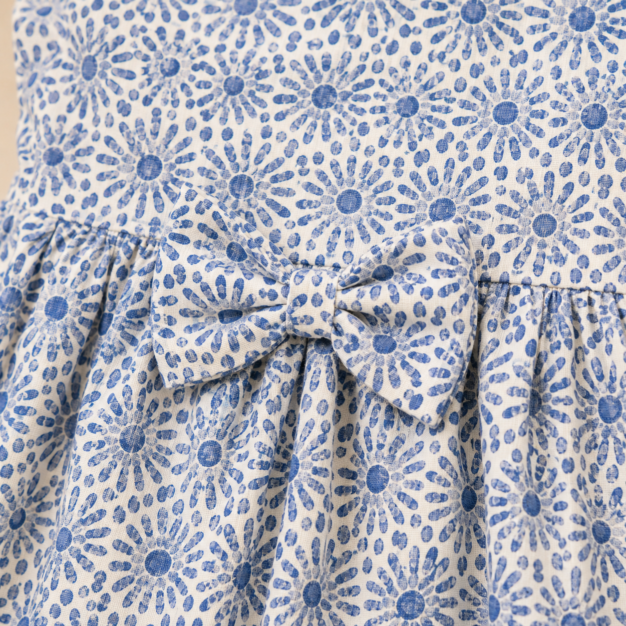 Soft Casual Frock with Bow Detail | Short Sleeve Summer Dress for Infants & TGirls