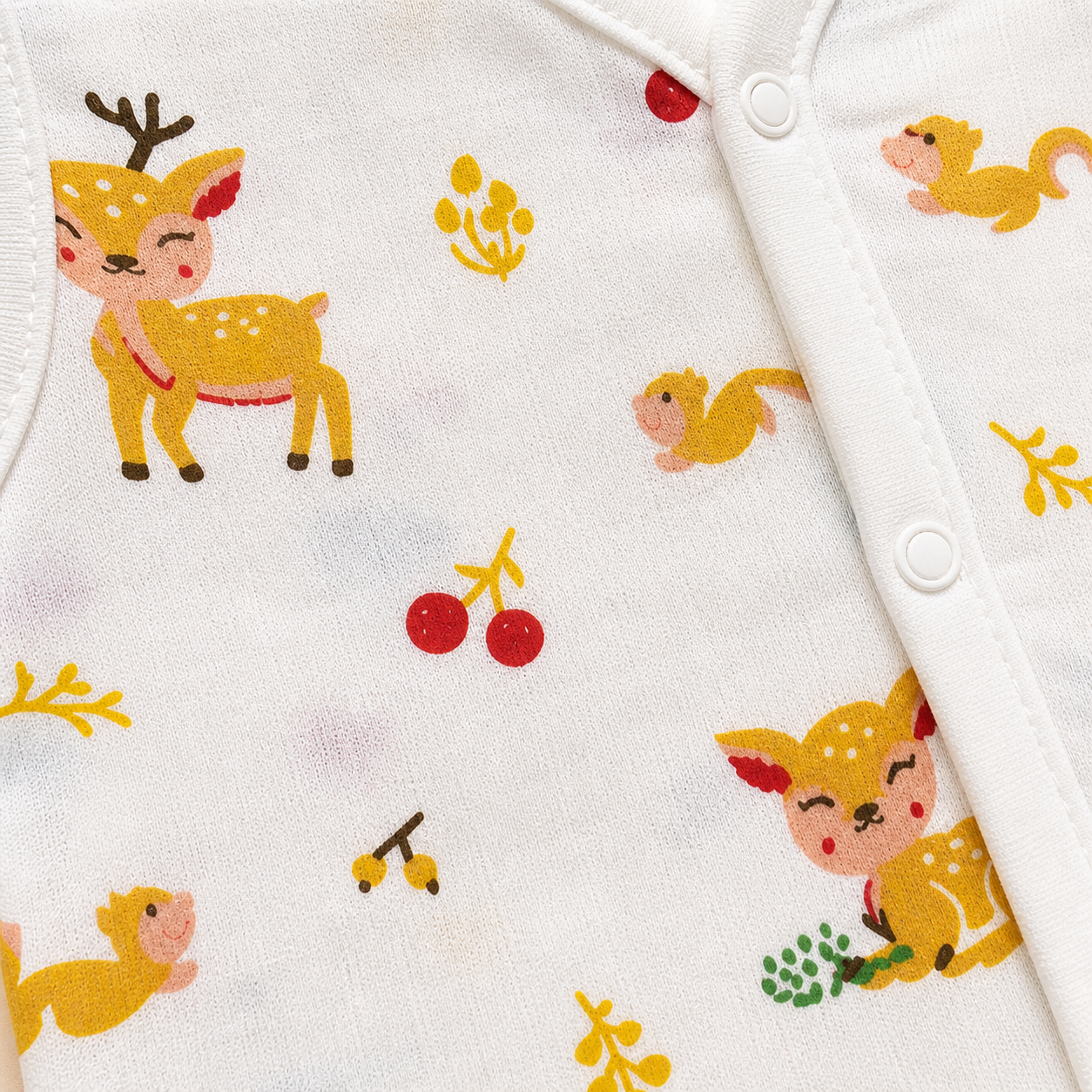 Baby Muslin Co ord Jhabla Set of 2 – Soft Cotton Sleeveless Front Open Jhabla & Shorts Combo