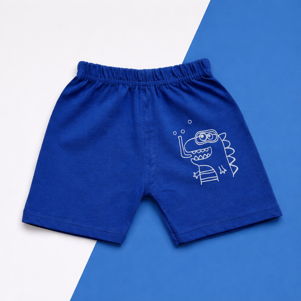 Snorkel Dino Baby Co-ord Set – Soft Cotton Half Sleeve T-shirt & Shorts Set