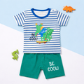 Be Cool Dino Baby Co-ord Set – Soft Cotton Half Sleeve T-shirt & Shorts Set