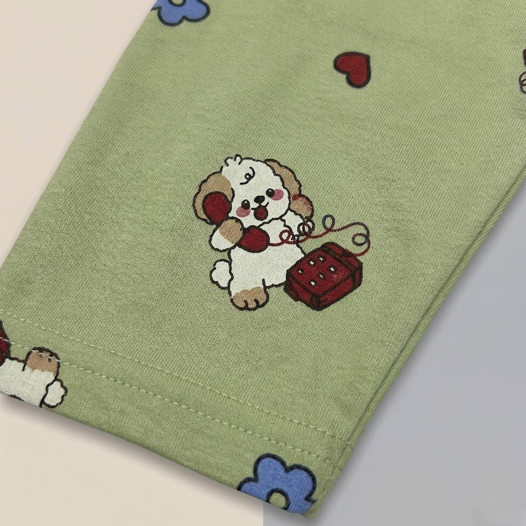 Happy Dog Baby Co-ord Set – Soft Cotton Half Sleeve T-shirt & Pajama Set