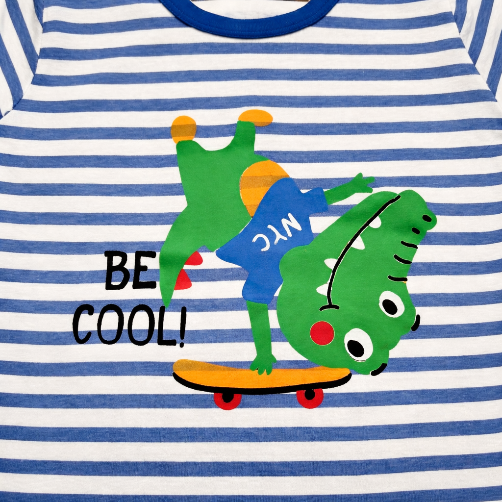Be Cool Dino Baby Co-ord Set – Soft Cotton Half Sleeve T-shirt & Shorts Set