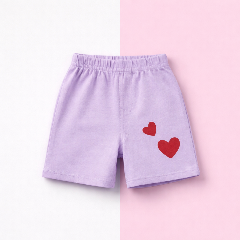 Bunny Print Baby Co-ord Set – Soft Cotton Half Sleeve T-shirt & Shorts Set