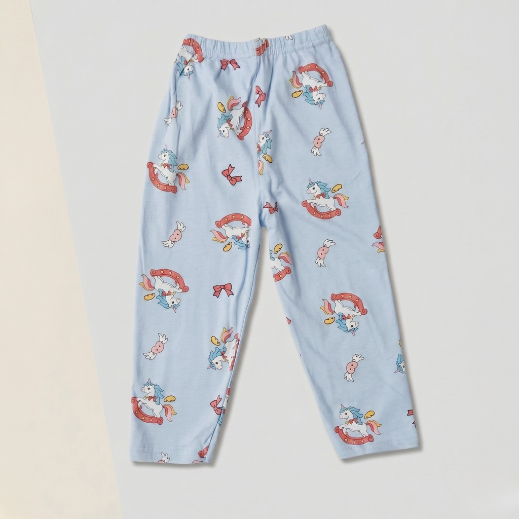 Unicorn Print Baby Co-ord Set – Soft Cotton Sleeveless Top & Pajama Set