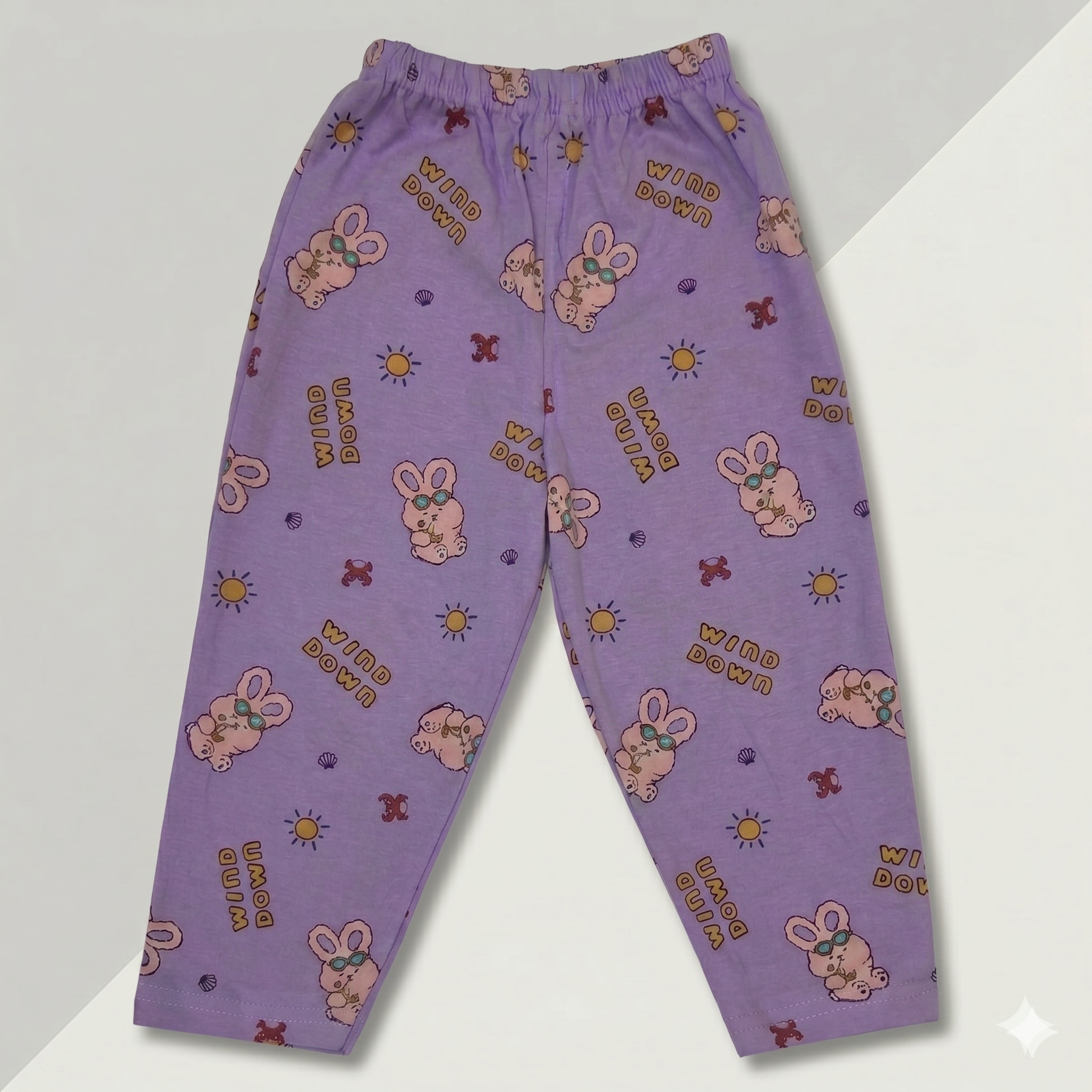 Wind Down Bunny Baby Co-ord Set – Soft Cotton Sleeveless Top & Pajama Set