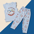 Unicorn Print Baby Co-ord Set – Soft Cotton Sleeveless Top & Pajama Set