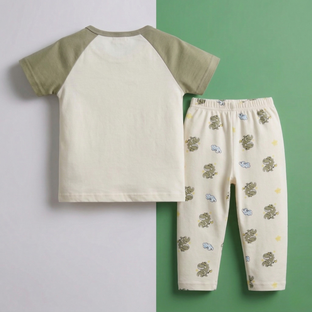Dino Print Kids Pyjama Set